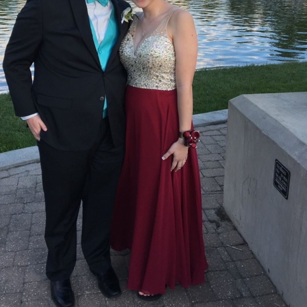 Long Red Formal Dress